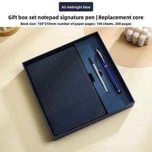 Artículos Promocionales Personalizados, Cuaderno de PU, Regalo Ejecutivo Corporativo, Papelería de Oficina Personalizada A5 con Bolígrafo, Juego de Caja de Regalo - Product Image 4