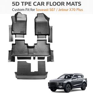 Alfombrillas de TPE para Jetour X70 Plus / Soueast S07 2026 LHD, Alfombrillas Personalizadas para Todo Clima, Impermeables, Resistentes, Revestimientos para Piso de Auto OEM - Product Image 1