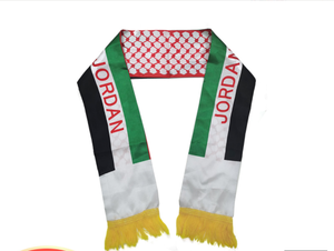 Sciarpa da calcio palestinese <span class=keywords><strong>con</strong></span> stampa logo in raso personalizzato sciarpa <span class=keywords><strong>con</strong></span> bandiera della festa nazionale della palestina araba keffiyeh - Product Image 3