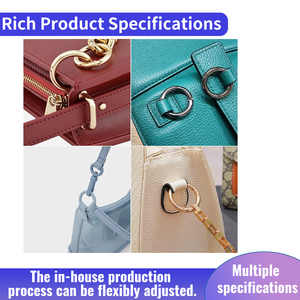 Bolsa personalizada Iron Ring <span class=keywords><strong>Bag</strong></span> Metal O Ring Buckle Fivela Redonda para Bolsa - Product Image 3