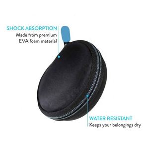 Estuche de Transporte para Audífonos Impermeable de EVA Personalizado, Bolsa de Terciopelo Redonda para Audífonos Digitales - Product Image 6