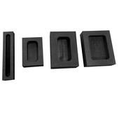 Moule en graphite haute pureté à prix d'usine pour four à induction, dimensions personnalisables pour la coulée d'or, d'argent et de cuivre