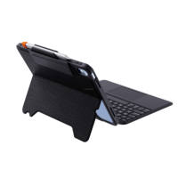 Sarung Keyboard Mini portabel, untuk IPad Pro Bluetooth dengan tempat Pensil ipad