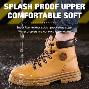 Chaussures de sécurité pour homme et femme, chaussures de travail légères et confortables, chaussures de travail avec embout en acier, bottes de travail - Product Image 4