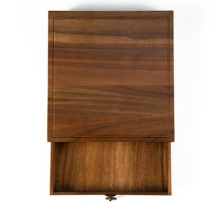 Solid Wood <b>Storage</b> <b>Box</b> Rectangular 25.9cm High Jewelry <b>Box</b> <b>Drawer</b> Organizer Walnut Wood General Packaging - Product Image 4