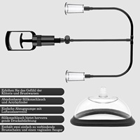 3-in-1 Vagina-Pumpe Vakuum Brust-Nippel-Klitoris-Stimulator Einstellbare Saugkraft Vergrößerungs-Massagegerät BDSM Sexspielzeug für Frauen Großhandel
