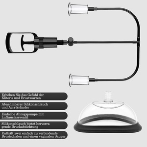 Estimulador de Clítoris, Pezones y Vagina 3 en 1 con Bomba de Vacío - Masajeador de Ampliación con Succión Ajustable, Juguete Sexual BDSM para Mujeres B2B - Product Image 3