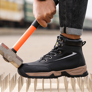 Stivali da Lavoro <span class=keywords><strong>LB</strong></span> Winter di Alta Qualità, Scarpe Antinfortunistiche Unisex in Vera Pelle Bovina e Tela Antistatica - Product Image 4