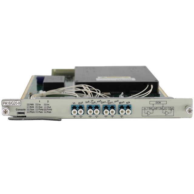 C Band DWDM EDFA Card Module Optical Amplification High-Capacity Fiber Networks Erbium Doped Fiber Amplifier EDFA Multi Channel