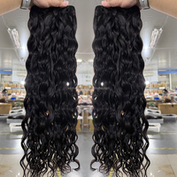 Extensions de Cheveux Humains Ondulés Naturels Grade 12A, Paquets de Cheveux Bouclés, Cuticules Alignées, Cheveux Indiens Bruts Vierges Non Traités, Vente en Gros
