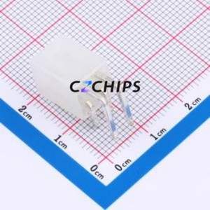 HC-5557-4.2-2x2AW Wire-to-Board Pin Header Bent Lead Through Hole,P=4.2mm 2x2P 4.2mm Right Angle Insert Mini-Fit (MX 4.2) - Product Image 2