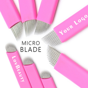 Cuchillas de <span class=keywords><strong>Microblading</strong></span> Lovbeauty OEM/ODM, <span class=keywords><strong>Agujas</strong></span> <span class=keywords><strong>Nano</strong></span> 0.15 para Tatuaje de Cejas, Maquillaje Permanente, Entrenamiento - Product Image 4