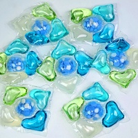 Capsules de lessive écologiques à 5 compartiments, combinaison poudre-liquide, élimination des taches, adoucissant textile, capsules de gel pour vêtements