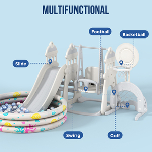 Trang Chủ Vui Chơi Giải Trí Kết Hợp Tháp Slides Giá Rẻ Trong Nhà Nhựa <span class=keywords><strong>Slide</strong></span> Và Swing Set Cho Trẻ Em Nhựa - Product Image 2