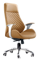 Chaise de bureau exécutive en cuir moderne, confortable, pour ordinateur, siège de direction, mobilier