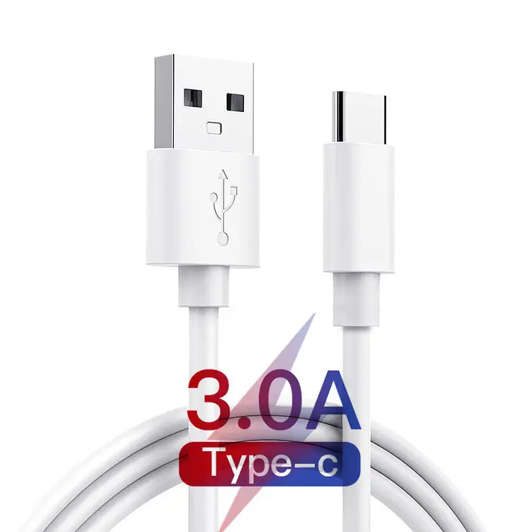 Berfokus 1M 2M 3M Kualitas Tinggi Kabel USB C Logo Kustom Usb Ladekabel Tipe C Cabo Ponsel pengisian Kabel Untuk Samsung Kabel