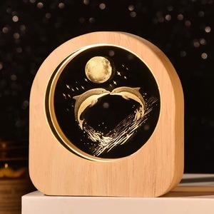 Sistema Solare 3D in Cristallo con Incisione 2D, Figura Anime Pokémon Luminosa, Ornamento Rotondo in Cristallo con Base in Legno LED, Luce Notturna - Product Image 6