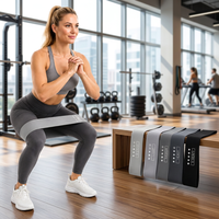 Banda Elástica de Resistencia para Entrenamiento, Banda de Goma para Gimnasio, Yoga, Ejercicio, Látex, Fitness, Juego de Bandas de Resistencia