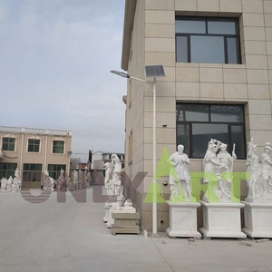 Onlyart fabbrica di arte all'aperto a grandezza naturale di pietra giardino greco nudo ragazzi bambino quattro stagioni statue in marmo scultura - Product Image 4