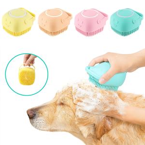 Cepillo de Masaje de Silicona Ecológico para Ducha, con Logotipo Personalizado, Cepillos de Baño para Perros con Champú para Gatos, para Uso en el Baño - Product Image 4
