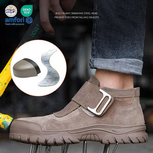 Chaussures de travail isolées légères pour électriciens, à enfiler, semelle souple, respirantes, indestructibles, chaussures de sécurité à embout en acier pour hommes - Product Image 1