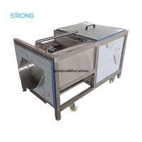 Machine de nettoyage de têtes et de sabots de porcs, machine de nettoyage de têtes et de sabots de moutons, machine de nettoyage multifonctionnelle à rouleaux brosse