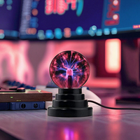 Lampe fantaisie magique USB ou boule Plasma LED à piles lumière décorative