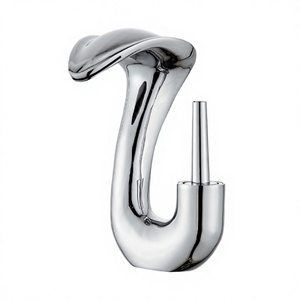 Creative Modern Single Handle Single Hole Bathroom Basin Sink Faucet Waterfall Brass Tap <b>Deck</b> Mounted - Product Image 2