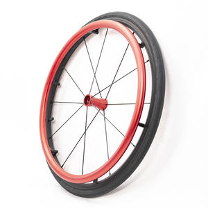 Silla de ruedas deportiva súper ligera Silla de ruedas manual plegable de aleación de aluminio de 24 pulgadas para adultos - Product Image 6