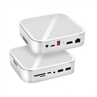 Base de Conexión USB-C 2.0 de Aleación de Aluminio 11 en 1 para USB-A 2.0, 3.1, 4K/60Hz, Ethernet de 1000 Mbps, Soporte RAID, Tarjeta SD/MicroSD