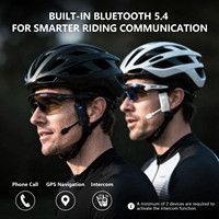 Casque supra-auriculaire J-Trek BH03 avec suppression du bruit et système talkie-walkie pour le cyclisme, blanc et noir