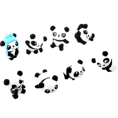 Trung Quốc Panda Văn Phòng Push Pins Món Quà Sáng Tạo Pushpins 3D Phim Hoạt Hình Vẽ Pins