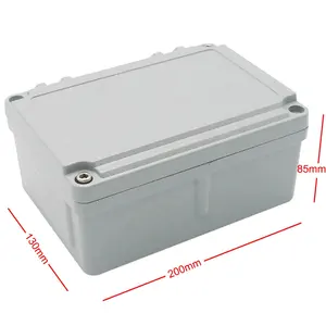 Innovative Product hard shell grey aluminum water resistant housing with hinges for measuring instruments