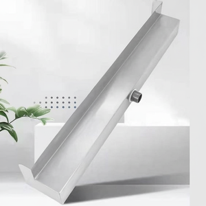 Boquilla de hoja de agua de acero inoxidable de 2 pies Cascada LED de acero inoxidable para piscinas y fuentes (HF076) - Product Image 1