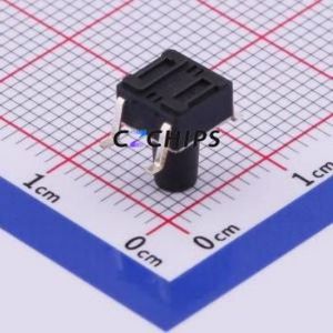 TS-1095E-A11B3-D2 Tactile Switch SMD-4P,6x6mm Switch Single Pole Single Throw Round Button 2.5N Vertical Mount - Product Image 2