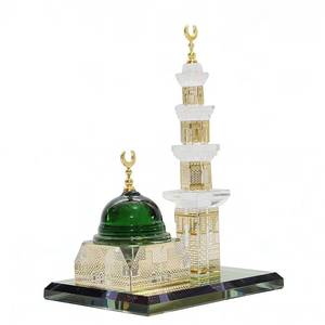 New Islamic Design Handmade <b>Cheap</b> Craft Wholesale Mini Mosque Spire Muslim <b>Crystal</b> Gift - Product Image 5