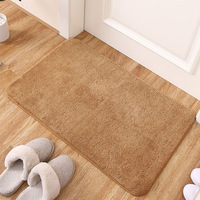 Tapis de bain shaggy anti-déchirure, lavables en machine, avec adorable motif abeille, tapis de sol, tapis de maison, tapis de bain