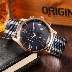 Montre de luxe pour hommes, 45MM, en acier inoxydable, mouvement à Quartz japonais, étanche 3ATM, bracelet de 24MM, montre-bracelet décontractée pour affaires - Product Image 4