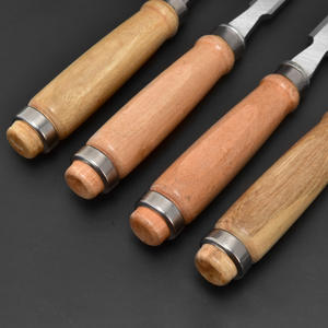 Juego de 4 Cinceles de Punta Plana de Alta Calidad para Tallar Madera, con Mango de Madera, Herramienta Manual - Product Image 3