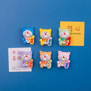 עיצוב חדש הסיטונאי 3D יצירתי קריקטורה אנימה שרף מקרר מגנט - Product Image 6