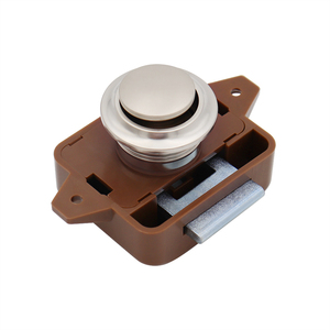 Loquet à bouton-poussoir pour armoire, tiroir, porte, <span class=keywords><strong>camping</strong></span>-<span class=keywords><strong>car</strong></span>, caravane - Product Image 2
