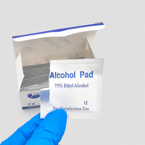 75 % lingettes nettoyantes à l'<span class=keywords><strong>alcool</strong></span> sans peluches, emballées individuellement, 100 pièces, pour le <span class=keywords><strong>nettoyage</strong></span> des appareils électroniques et des écrans - Product Image 5