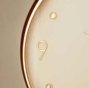 Bắc Âu Phong Cách Vàng Hươu Đầu Kim Cương Trang Trí Đồng Hồ Treo Tường Sang Trọng Con Lắc Kim Loại Nhà Tường Nghệ Thuật - Product Image 3