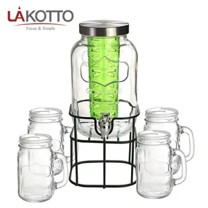 1L Clear Embossed Beverage Glass Drink Bottles Glass Juice Bottles with  Gold Lug Cap - China Glass Bottle, Glassware