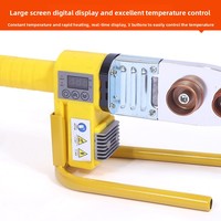 Machine à souder les tuyaux PPR à affichage numérique, soudeuse à fusion par emboîtement à chaud 1500W pour la réparation de tuyaux d'eau de 20-63 mm