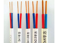 Hochwertiges Kupferkern-PVC-Isoliertes BVVB Flachkabel 2*2,5 2*1,5mm für Bauingenieurwesen und Elektrische Anwendungen