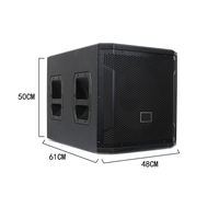 Subwoofer Biner STX815S 15 pouces 500W, équipement sonore pour karaoké familial et spectacles sur scène