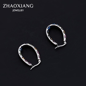 Boucles d'oreilles pendantes vintage au design bohème pour femmes, accessoires de bijoux en acier inoxydable, breloques pavées de zircon CZ - Product Image 5