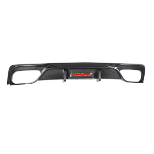 Diffuseur universel de lèvre de pare-chocs arrière en fibre de carbone sèche A6 S6 C8 100% pour <span class=keywords><strong>AUDI</strong></span> A6 S6 C8 2020-UP - Product Image 2
