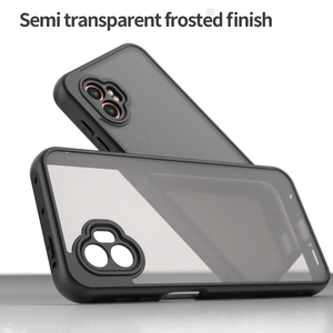 Funda de teléfono con sensación de piel mate TPU translúcida de <span class=keywords><strong>4</strong></span> esquinas a prueba de golpes para <span class=keywords><strong>Samsung</strong></span> <span class=keywords><strong>Galaxy</strong></span> <span class=keywords><strong>Xcover</strong></span> 7 - Product Image 5
